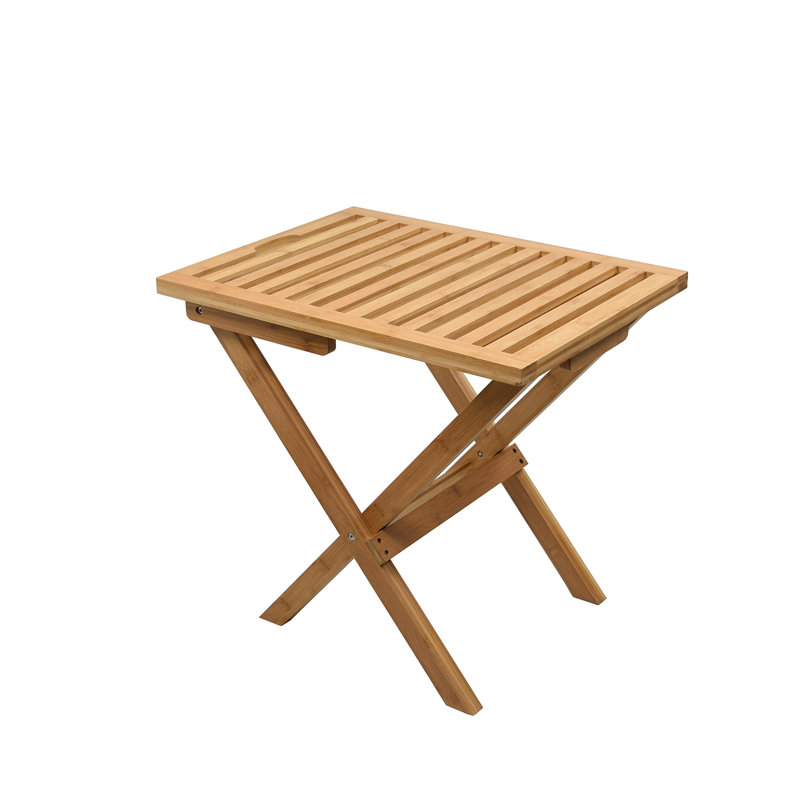 Porte-bagages de luxe en bambou pliable, essentiels pour la chambre d'amis, idéal pour la chambre à coucher, hôtel, naturel