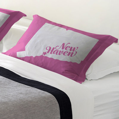 Pink/Violet/Purple/Blue/Teal/Green/Yellow/Red/Orange/Gray/Black Polyester Microfiber Piece Sham