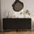31.5” Fluted Cabinet, Sideboard Buffet Cabinet With 2 Doors And Adjustable Shelves, Storage Cabinet For Living Room And Bathroom, White-1576080290