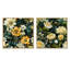 Veltri - Ensemble de 2 collages floraux carrés-102162461-102162462