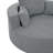 Swivel Round Sofa Chair With Removable Pillows-533902801