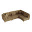 4 Seater Corduroy Corner Sofa 