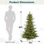 Arbre de Noël artificiel Slim Real Touch-129944523