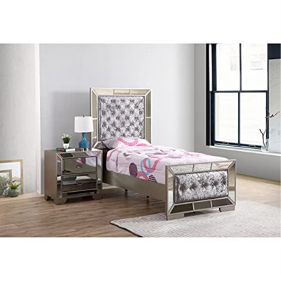 Hollywood Hills G8100A-KB King Bed , Pearl -  Glory Furniture, G8105A-TB