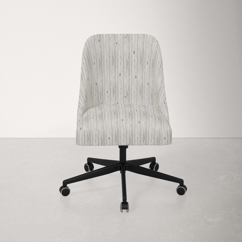 Manda Office Task Chair, Shibori Stripe Grey