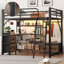 Lit mezzanine avec bureau et lumière-2083243817