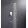 MAX Faucets - TUB SHOWER SYSTEM SET THREE FUNCTION WITH PRESSURE-BALANCE VALVE BRUSHED GOLD FINISH