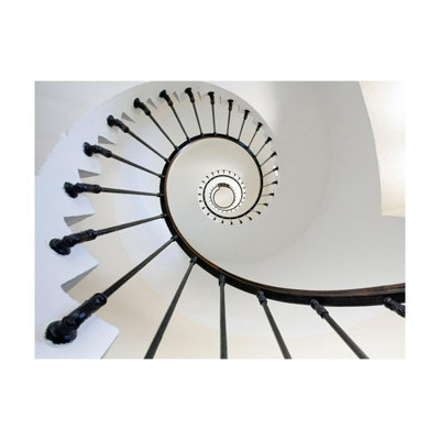 3D Illusion Wallpaper Wall Mural - Stairs Lighthouse