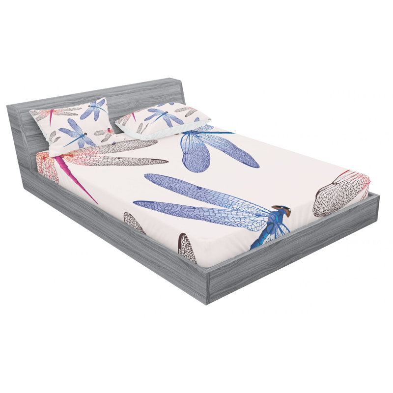 Microfiber Sheet Set, Full Sheet Set with Fitted Sheet