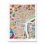 « philadelphia pennsylvanie street map », impression sur toile tendue-15722013