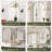 Arched Bathroom Mirror Vanity Wall Mirror,High-Strength Tempered Glass and Aluminum Alloy Framed French Cleat Mounted Wall & Bathroom Mirror-2007018115-2007018111