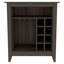 Armoire de bar Essential, une tablette ouverte, six supports à vin intégrés, un tiroir -1302847750