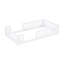 Lit plateforme simple avec garde-corps en bois blanc-1535773603