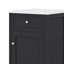 Meuble-lavabo de 20 po avec évier et support d'armoire à fermeture silencieuse avec tablettes réglables-1390222235