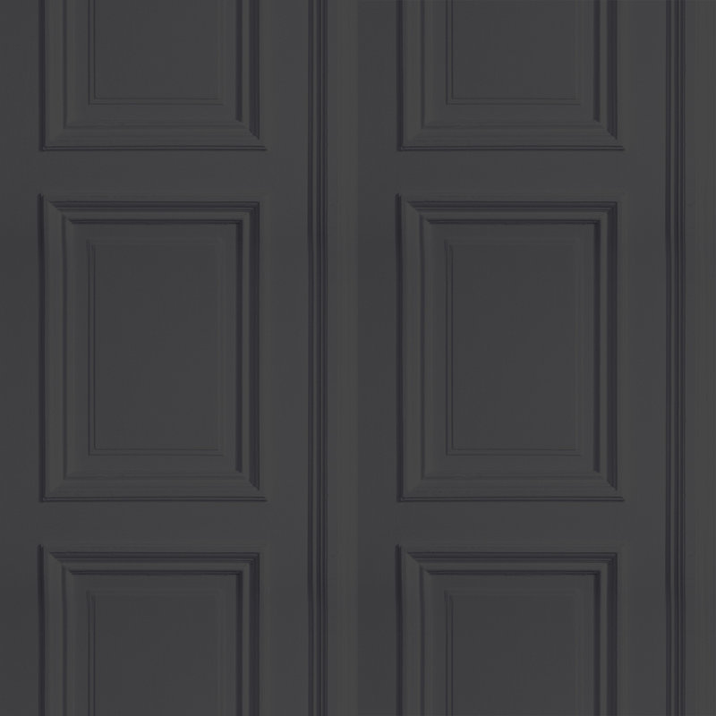Vittorio 10m x 52cm Textured Matte Wallpaper Roll, Anthracite