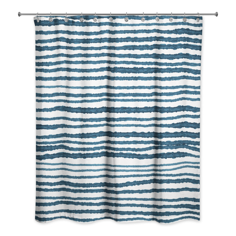 Rideau de douche Perine, Marine