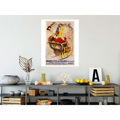 Affiche «Pour les Pauvres Charity Festival» par Gaston Noury - Estampe numérique