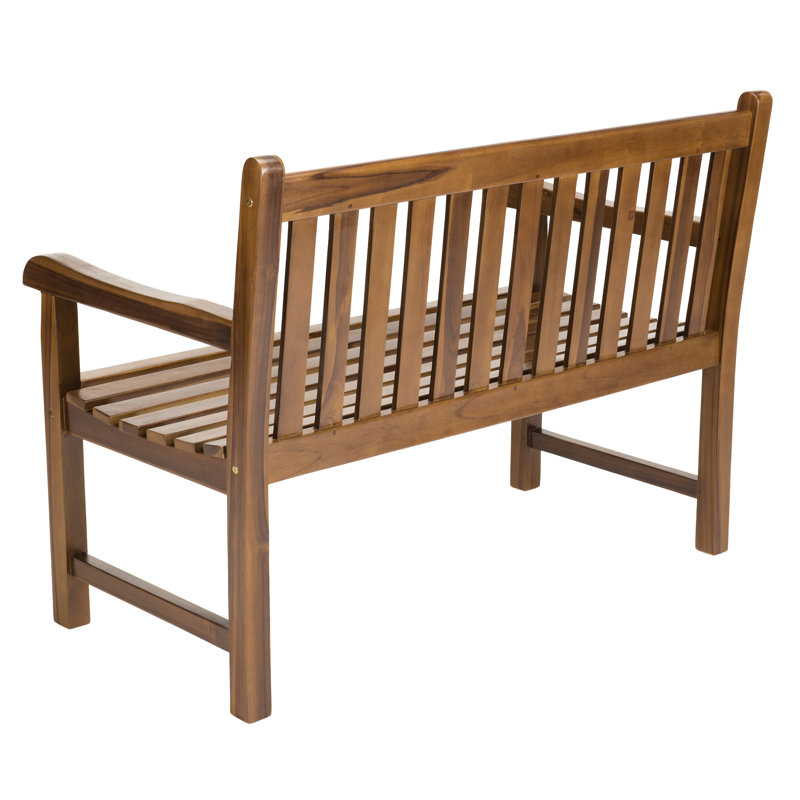 Macaro Solid Wood Teak Outdoor Bench