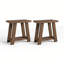 Solid Wood End Table-1901600336