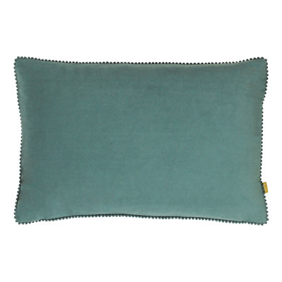 Cosmo Velvet Pom Pom Filled Cushion
