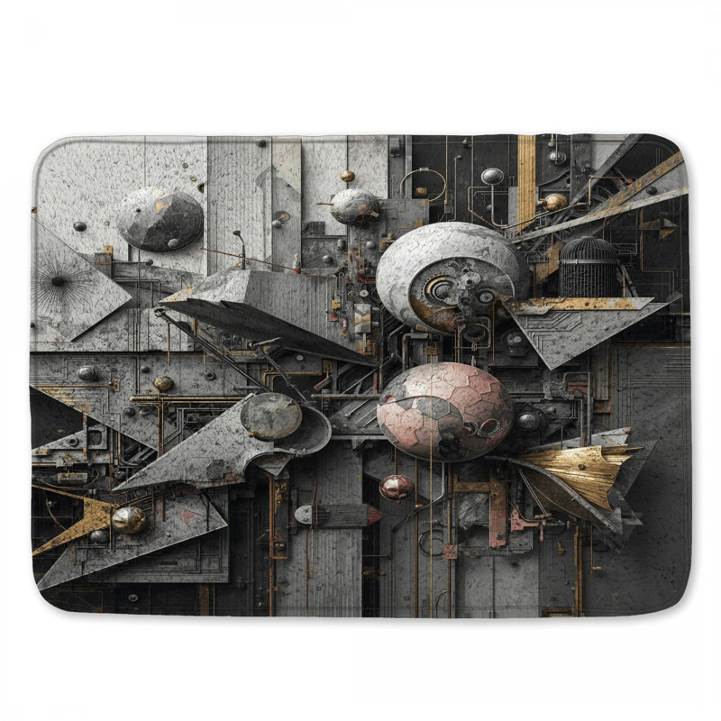 Tapis de bain Industrial, L 34 po x L 21 po