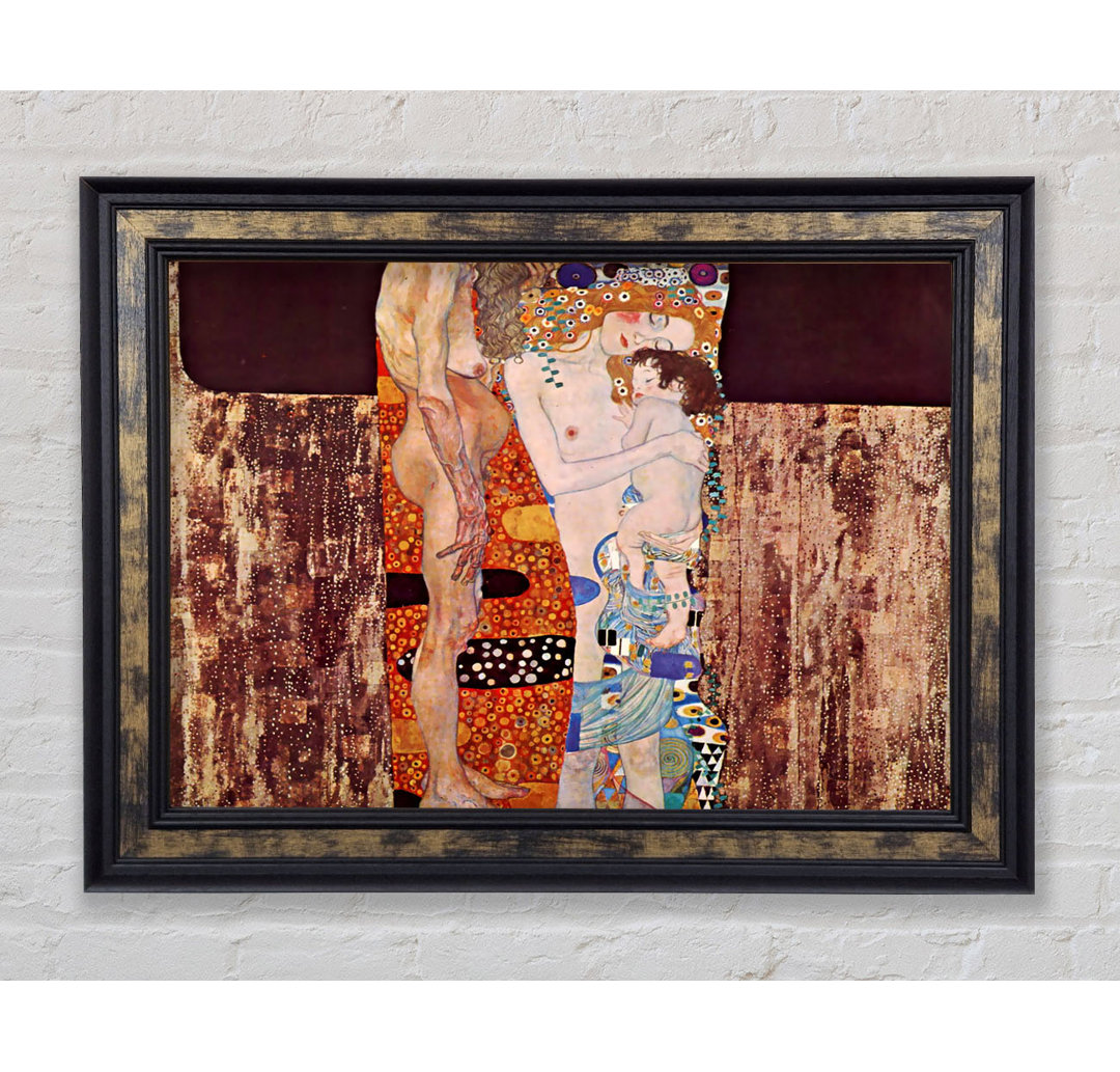 Klimt Three Ages Of A Woman - Einzelner Bilderrahmen Kunstdrucke