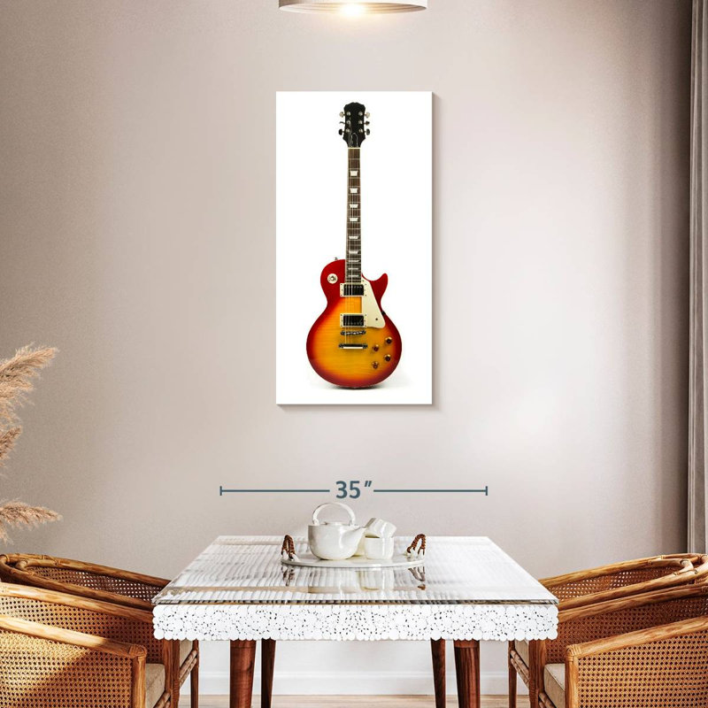 Classic Electric Guitar, 42" H x 21" W