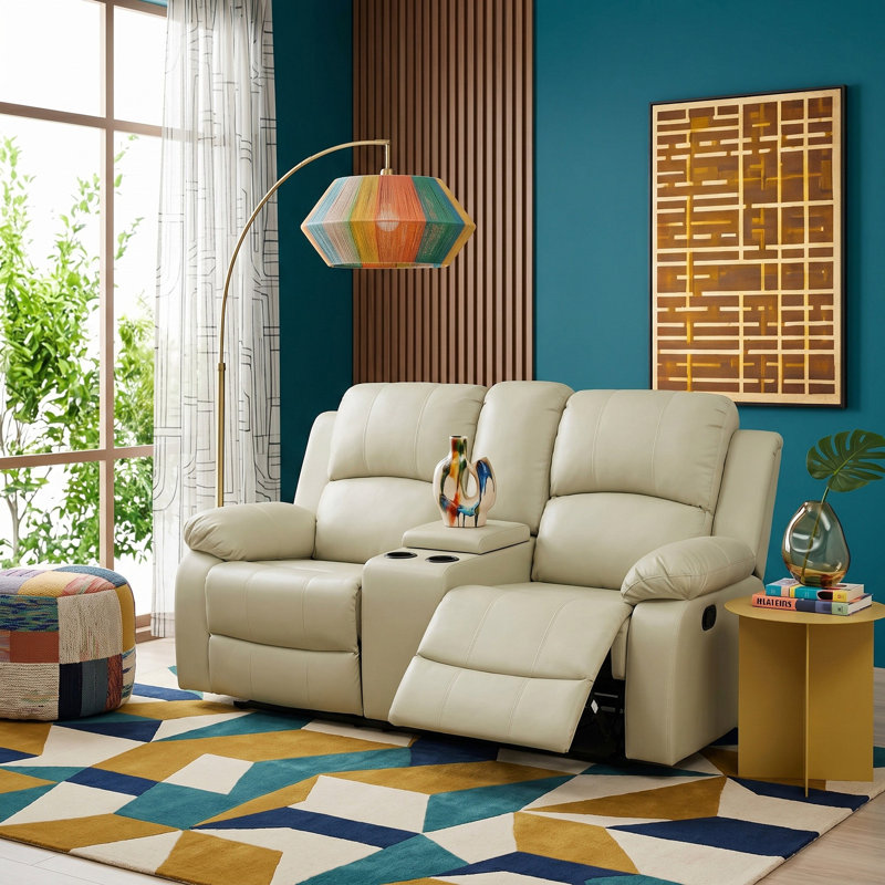 Causeuse Solvik Beige Vegan, Beige