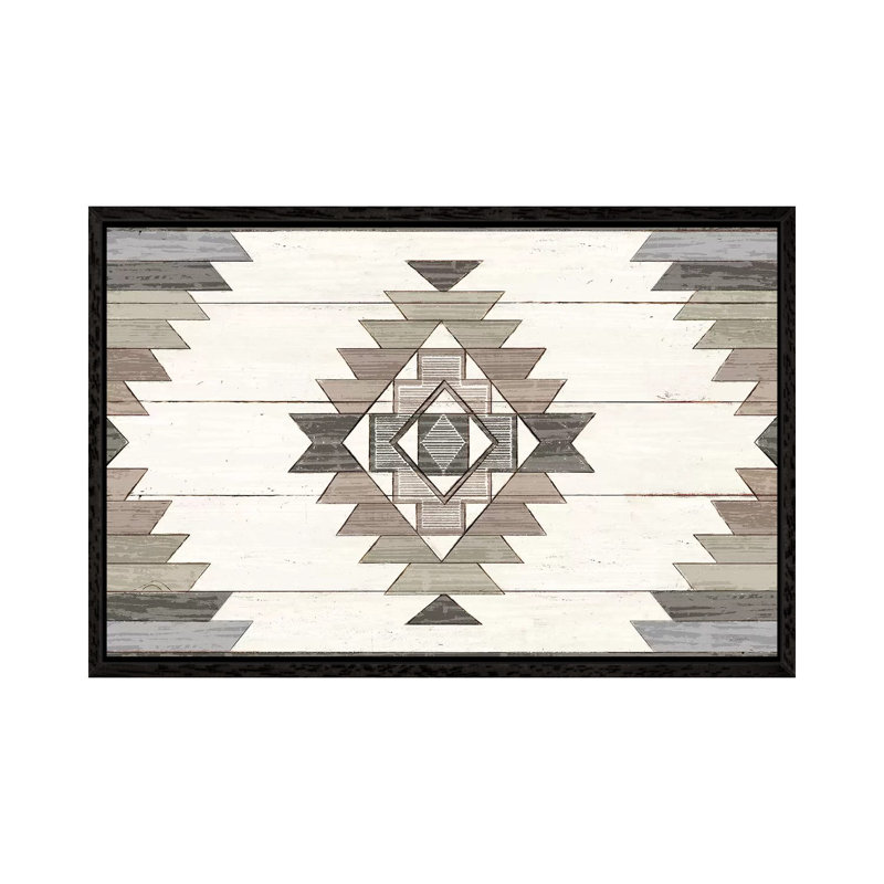 Cabin Life X Neutral by Dane Shue - Print on Canvas, 101.6 cm H x 66.04 cm W, Black Framed
