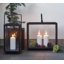 Lighthouse Aluminum/Glass Floor Lantern-55818527-55818530