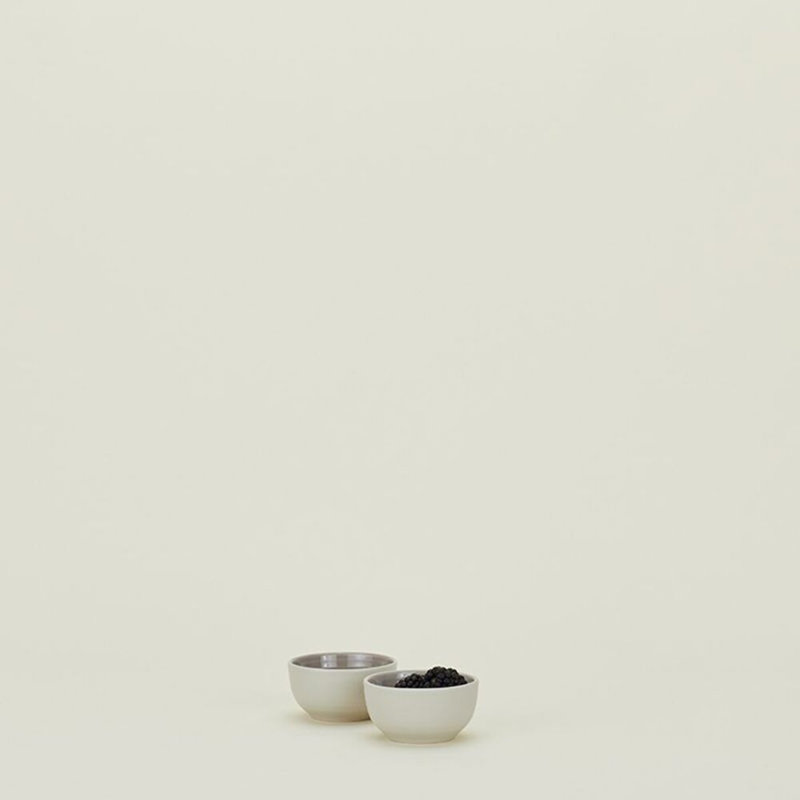 Frej Stoneware Dessert Bowl, Light Gray