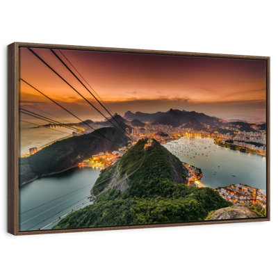 Rio De Janeiro At Dusk