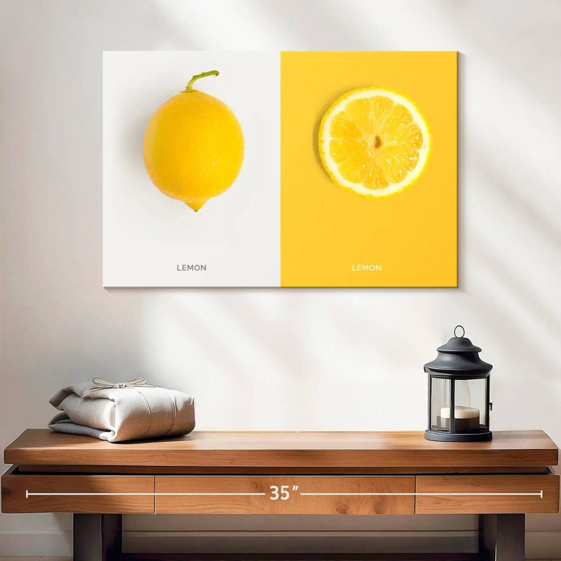 Yarlin Lemon, 16" H x 24" W