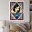 Portrait graphique rétro asiatique I-919655108-919655117