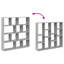 Atyana 141.5cm H x 132cm W Book Cabinet Bookcase-907521022