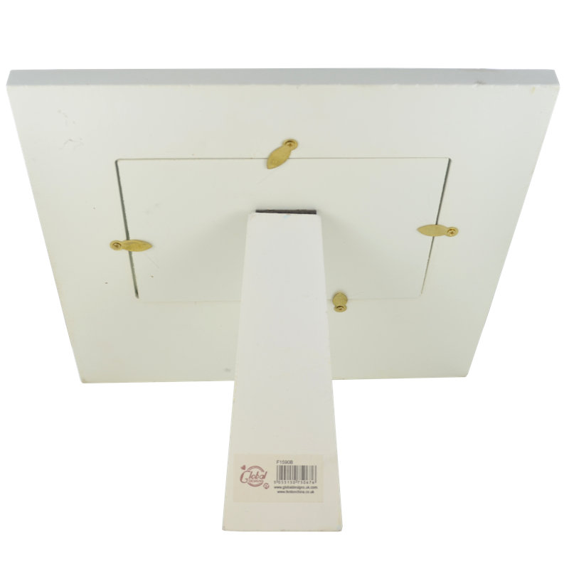 Cream Solid + Manufactured Wood Picture Frame