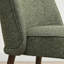 Chaise de salle à manger rembourrée à dossier en bois massif (ensemble de 2)-469215723