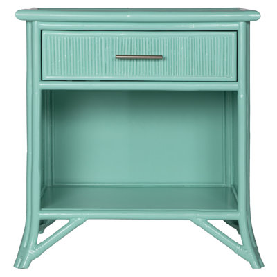 Pencil Rattan 1 - Drawer Nightstand