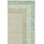Tapis vert / beige en laine touffeté à la main Frederica-22809781