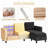 76.4'' Upholstered Sofa Chaise-1235360810