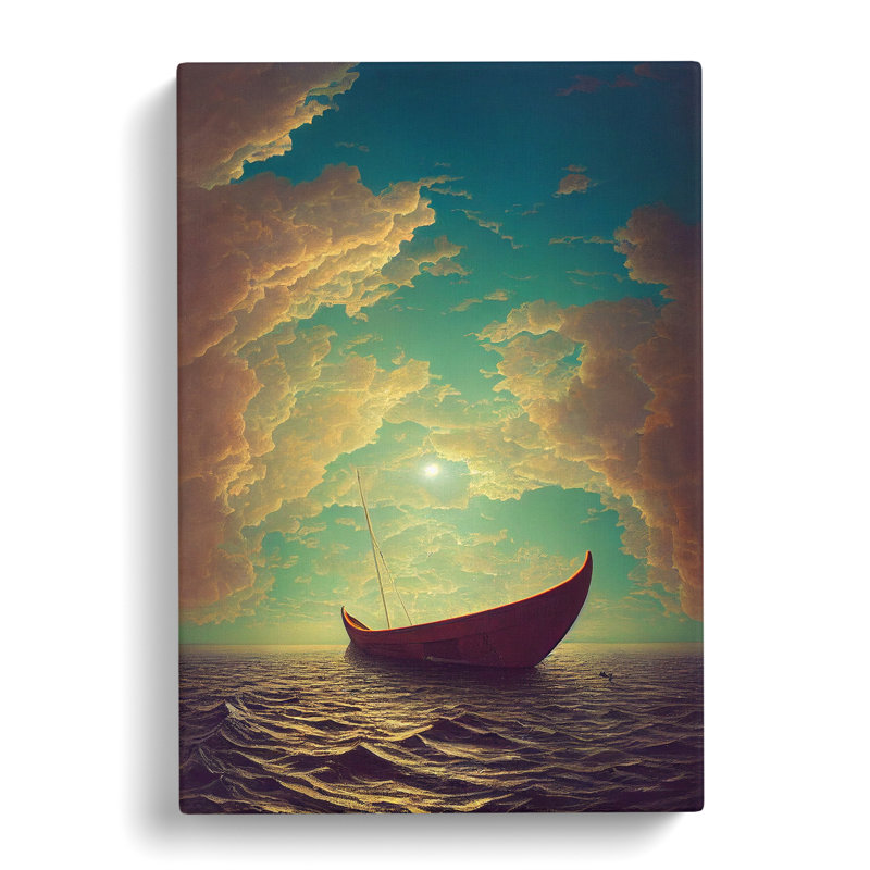 Splendorous Boat - Wrapped Canvas, 60cm H x 40cm W x 3cm D