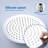 Rain Fixed Shower Head 1.8 GPM GPM with Self-Cleaning