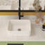 16"X12" Ceramic Bathroom Vessel Sink, White - Modern, Stain , Above Counter Mount Modern Sink White, Bathroom, Countertop-1527350223