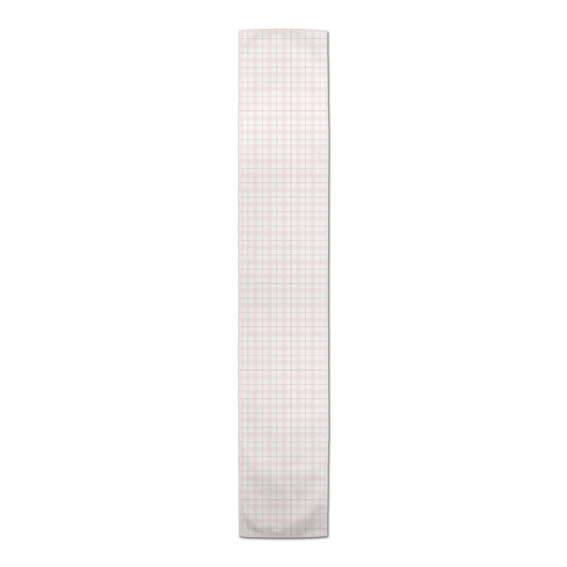 Sagan Plaid Valentine's Day Table Runner, 90" x 16"