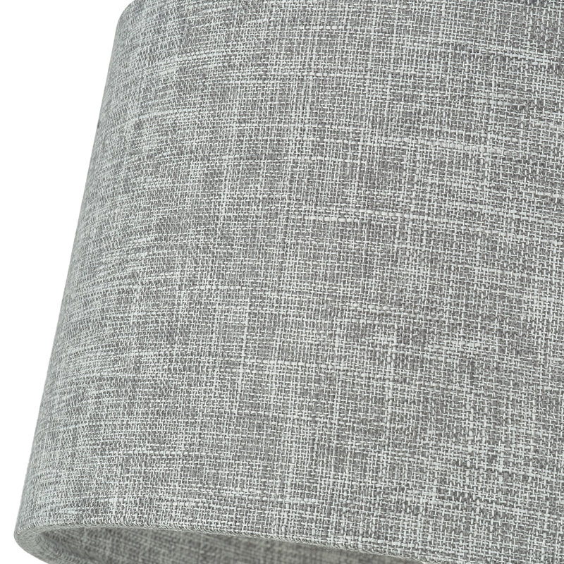 Xavyer Fabric Semi Flush Mount, Black