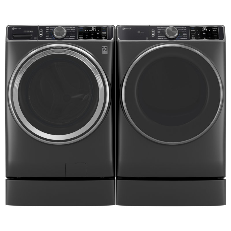 GE Profile 5.5 Cu. Ft. Capacity Smart Front Load Energy Star Steam Washer With Ultrafresh Vent System Plus And Smart Wash And Rinse