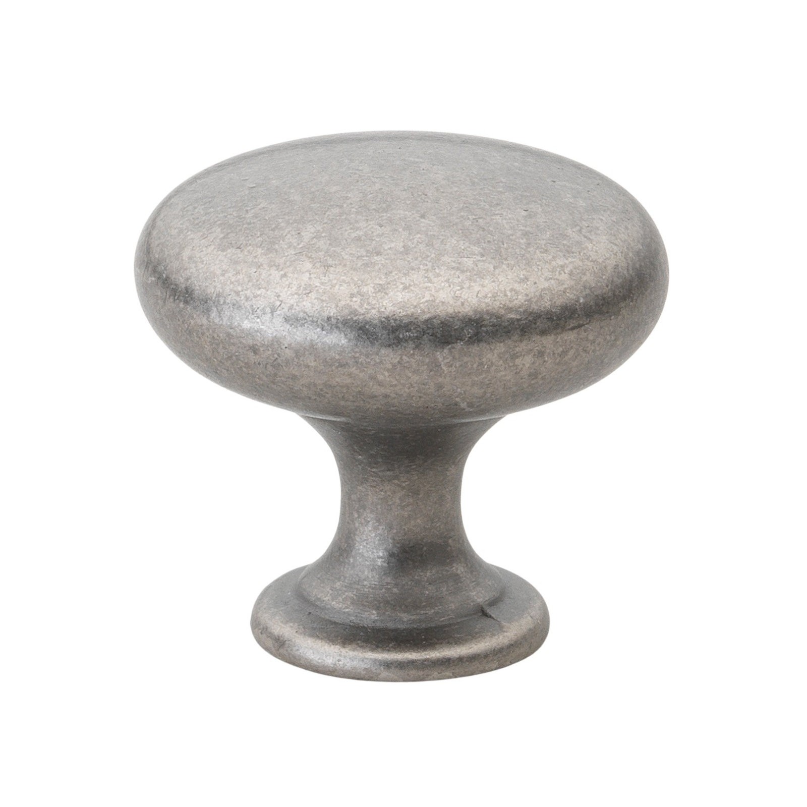 Classic  Mushroom Knob, Weathered Nickel