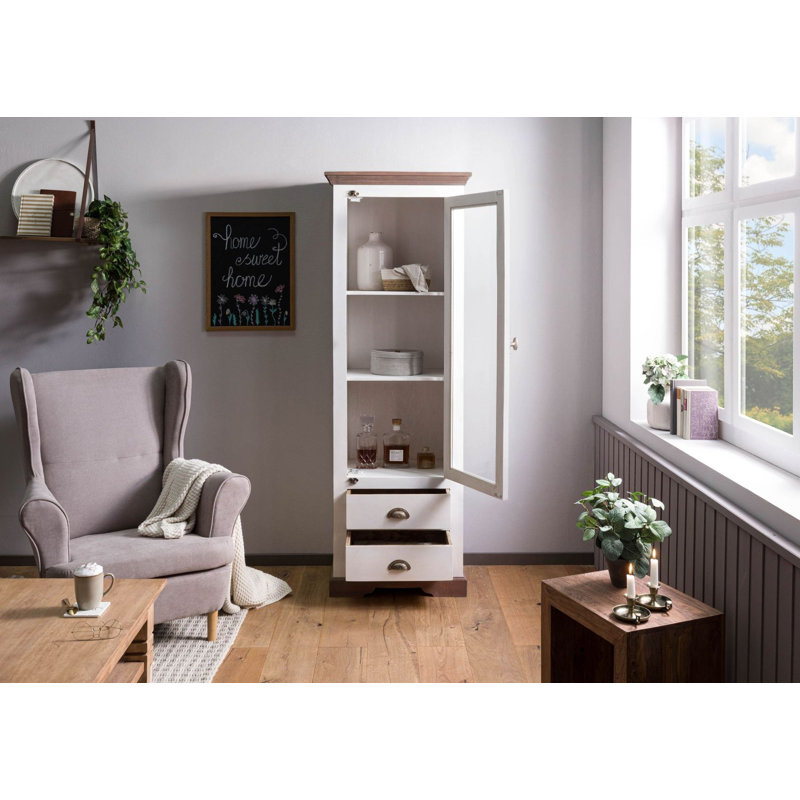 Toulouse Display Cabinet, Lacquered White