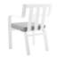 Fauteuil de salle à manger d'extérieur empilable en aluminium Baxley-1880143281