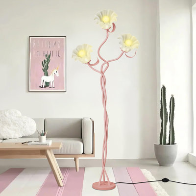 Vintage 3 Heads Flower Floor Lamp